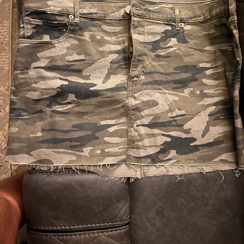 Express mini skirt mid rise